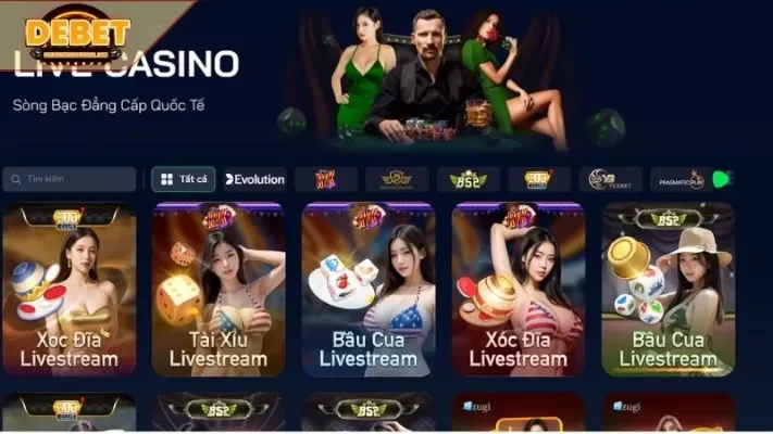 Sảnh casino trực tuyến